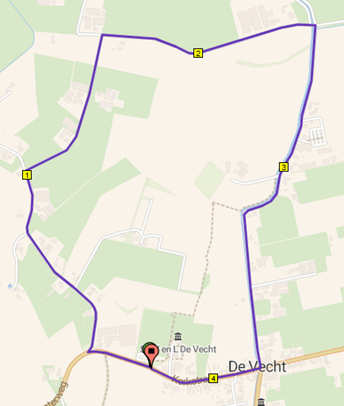 Route 5km wandelavond 4