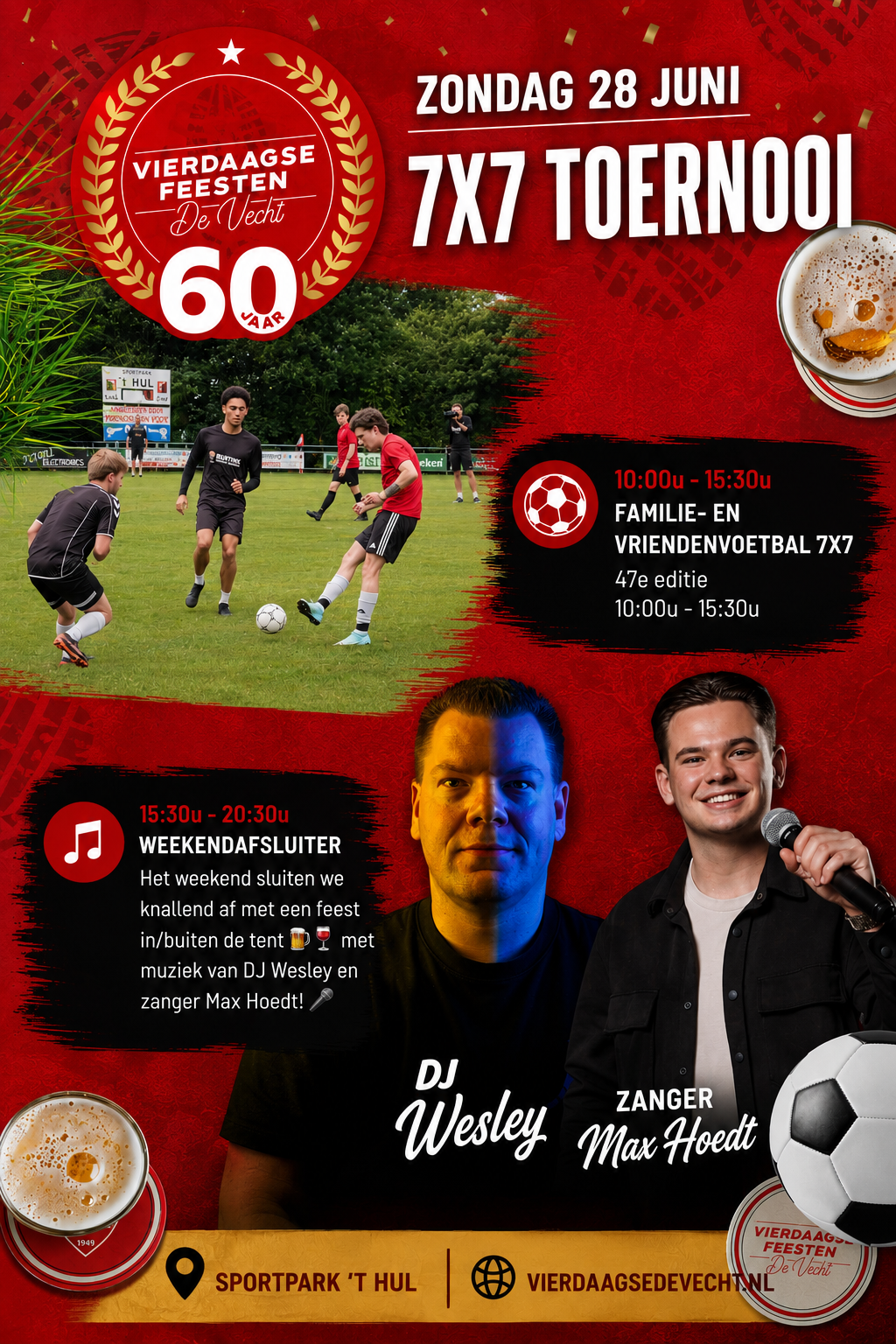 Zondag 28 juni 7x7 toernooi social post